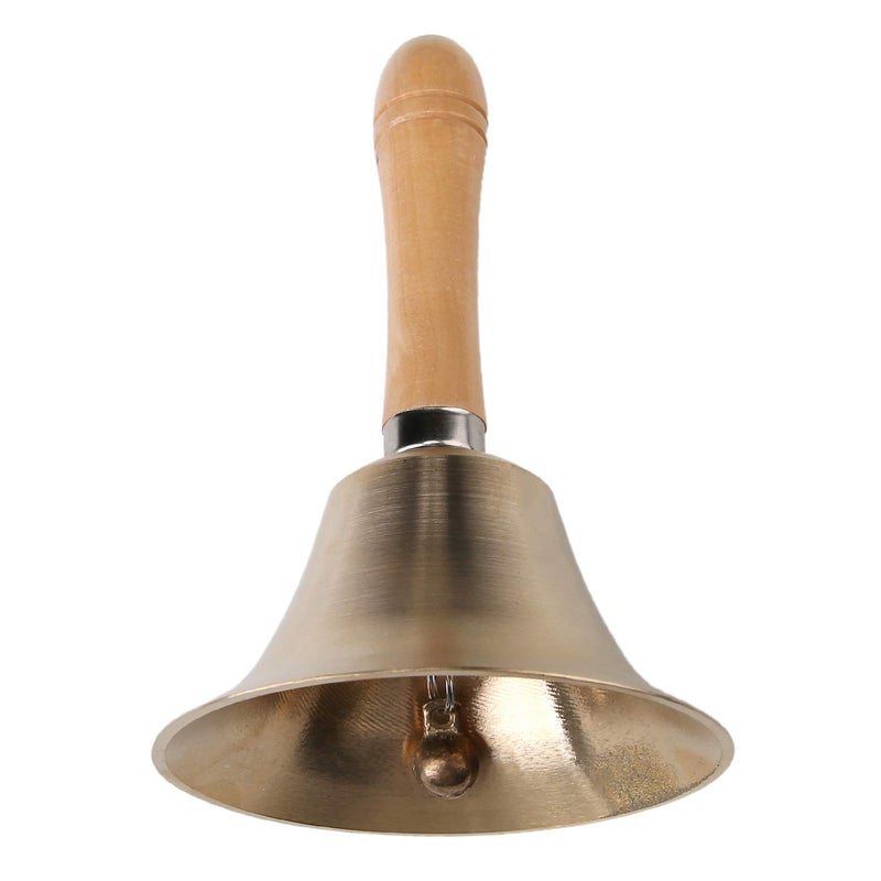 TDOCK Super Loud Solid Brass Hand Call Bell - Image 1